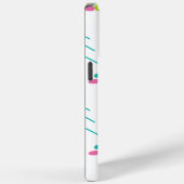 modern fietspatroon, helder kleurneonpatroon Case-Mate iPhone case (Achterkant / Rechts)
