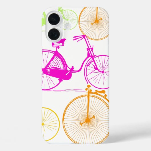 modern fietspatroon, helder kleurneonpatroon Case-Mate iPhone case (Achterkant)
