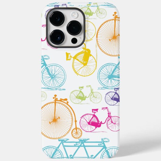  modern fietspatroon, helder kleurneonpatroon Case-Mate iPhone case (Achterkant)
