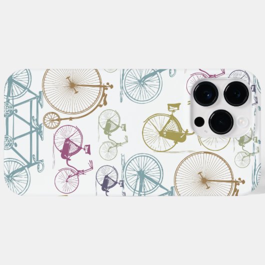  modern fietspatroon, helder kleurneonpatroon Case-Mate iPhone case (Achterkant (horizontaal))