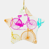  modern fietspatroon, helder kleurneonpatroon keramisch ornament (Voorkant)