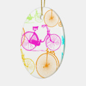  modern fietspatroon, helder kleurneonpatroon keramisch ornament (Links)