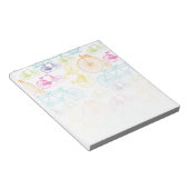  modern fietspatroon, helder kleurneonpatroon notitieblok (Schuin)