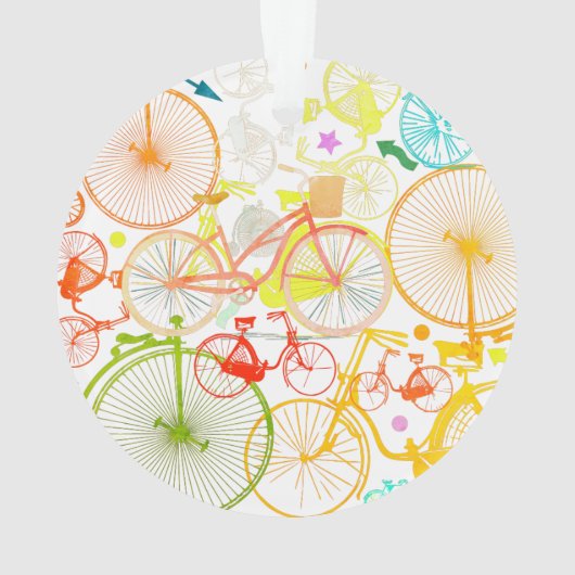  modern fietspatroon, helder kleurneonpatroon ornament (achterkant)