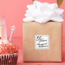 Modern Fifty and Fabulous Bold 50th Birthday Party