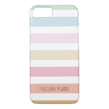 modern fijn pastelkleurmonogram