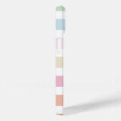 modern fijn pastelkleurmonogram Hoesje-Mate iPhone Case-Mate iPhone Case (Achterkant / Rechts)