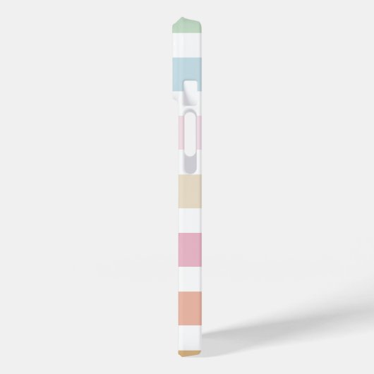 modern fijn pastelkleurmonogram Hoesje-Mate iPhone Case-Mate iPhone Case (Achterkant / Links)