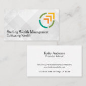 Modern Financieel Pijlen Logo Visitekaartje (Voorkant / Achterkant)