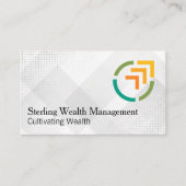 Modern Financieel Pijlen Logo Visitekaartje (Voorkant)