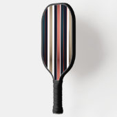 Modern Fire and Bold Diagonal Stripe Pickleball  Paddle (Links)