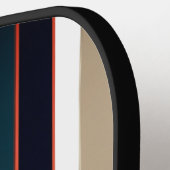 Modern Fire and Bold Diagonal Stripe Pickleball  Paddle (Links Detail)