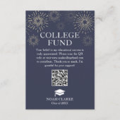 Modern Fireworks College Fund Afstuderen Informatiekaartje (Voorkant)