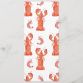 Modern Fish Seafood Crawfish Restaurant Menu (Achterkant)