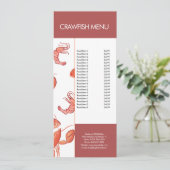 Modern Fish Seafood Kreeften Restaurant Menu (Staand voorkant)