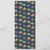 Modern Fish Seafood Restaurant Patroon Menu (Achterkant)