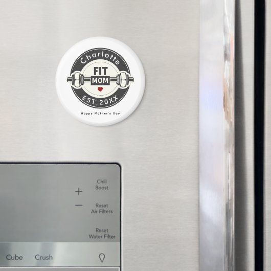 Modern Fit Mom Mothers Day Fridge Magnet (Insitu (Koelkast))