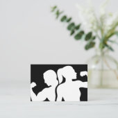 Modern Fitness Coach And Trainer Visitekaartje (Staand voorkant)
