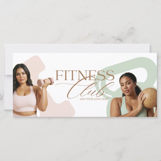 Modern Fitness Personal Trainer Gift Certificate (Voorkant)