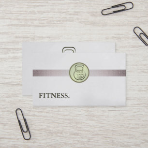 Modern Fitness Personal Trainer Visitekaartje