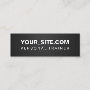 Modern Fitness Website Merchandising Mini Visitekaartje