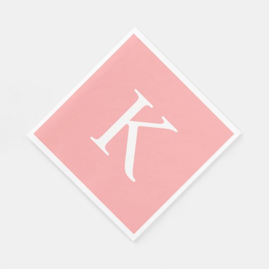 Modern Flat Graphic Daisy Pink Servet (Hoek)