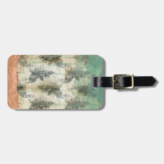 Modern Fleur De Lis-ontwerp Bagagelabel (Voorkant horizontaal)