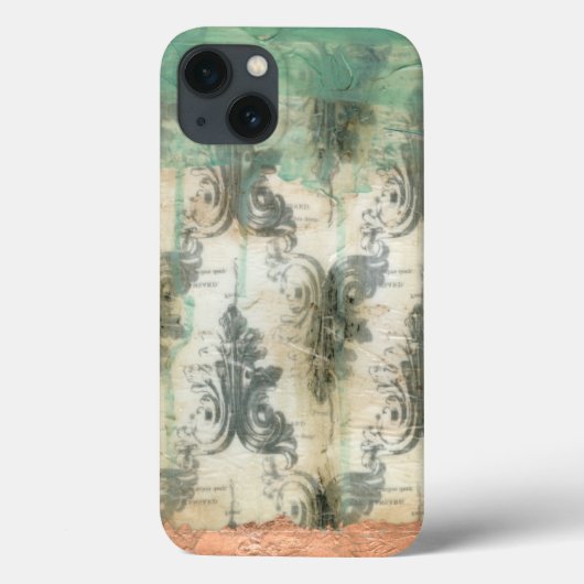 Modern Fleur De Lis-ontwerp Case-Mate iPhone Case (Achterkant)
