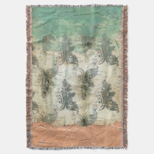 Modern Fleur De Lis-ontwerp Deken (Voorkant Verticaal)