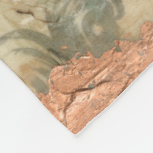 Modern Fleur De Lis-ontwerp Fleece Deken (Hoek)