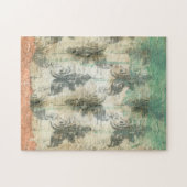 Modern Fleur De Lis-ontwerp Legpuzzel (Horizontaal)