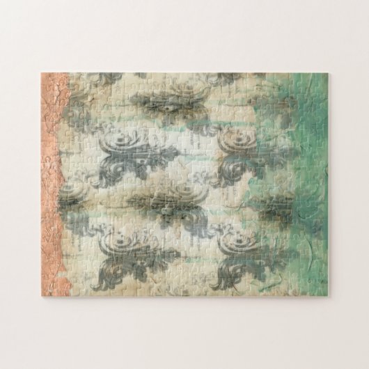 Modern Fleur De Lis-ontwerp Legpuzzel (Horizontaal)