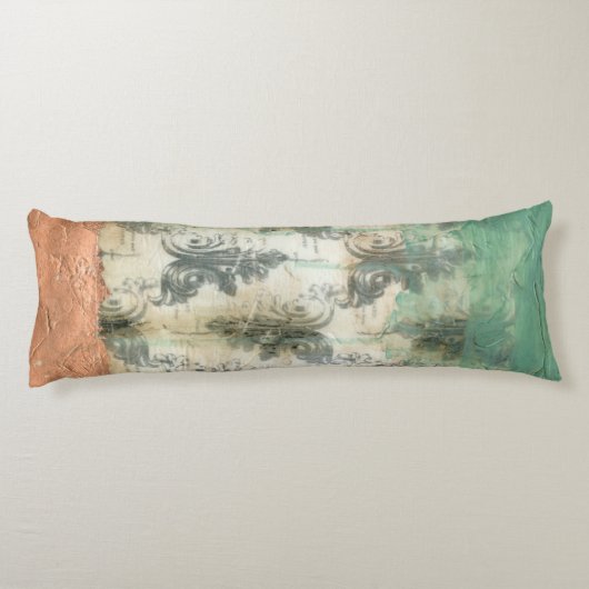 Modern Fleur De Lis-ontwerp Lichaamskussen (Achterkant)