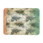 Modern Fleur De Lis-ontwerp Magneet (Horizontaal)