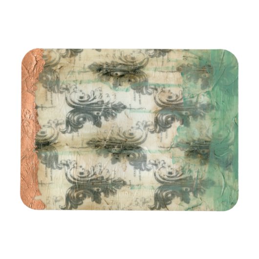 Modern Fleur De Lis-ontwerp Magneet (Horizontaal)