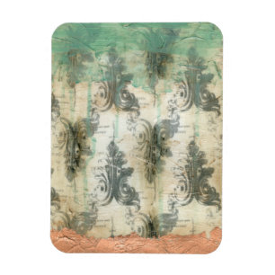 Modern Fleur De Lis-ontwerp Magneet