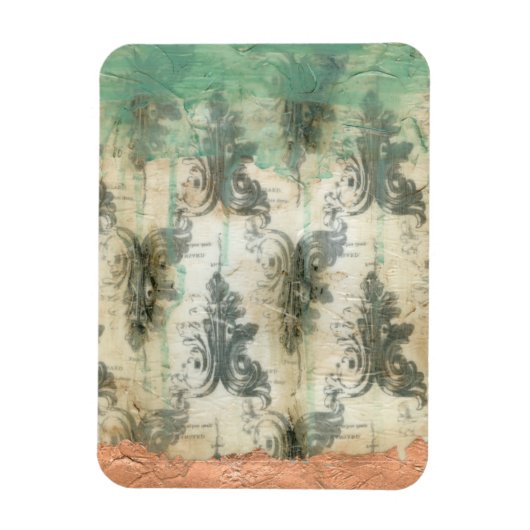 Modern Fleur De Lis-ontwerp Magneet (Verticaal)