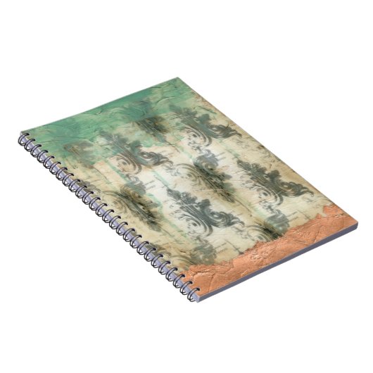 Modern Fleur De Lis-ontwerp Notitieboek (Rechterzijde)