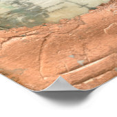 Modern Fleur De Lis-ontwerp Poster (Hoek)