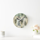 Modern Fleur De Lis-ontwerp Ronde Klok (Huis)