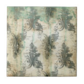 Modern Fleur De Lis-ontwerp Tegeltje (Voorkant)