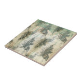 Modern Fleur De Lis-ontwerp Tegeltje (Zijkant)