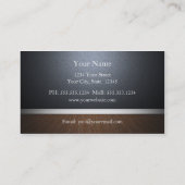 Modern Floor and Wall Visitekaartje (Achterkant)