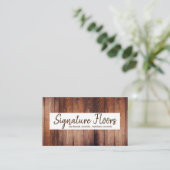 Modern Floors Flooring Installation Company Visitekaartje (Staand voorkant)