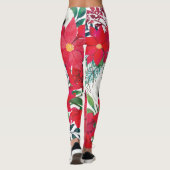 Modern Floral Art Leggings (Achterkant)