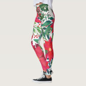 Modern Floral Art Leggings (Links)