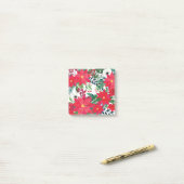 Modern Floral Art Post-it® Notes (Op bureau)
