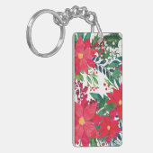 Modern Floral Art Sleutelhanger (Voorkant Links)