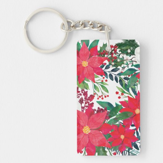 Modern Floral Art Sleutelhanger (Voorkant)