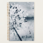 Modern Floral Art Spiral Planner (Voorkant)